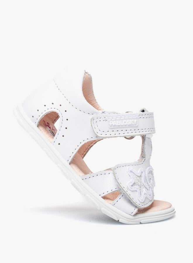 Pablosky Leather Strap Sandals With Hook & Loop Closure - Image 5